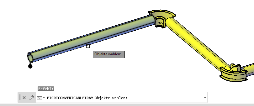Screenshot showing the convert command in the AutoRouting ribbon section