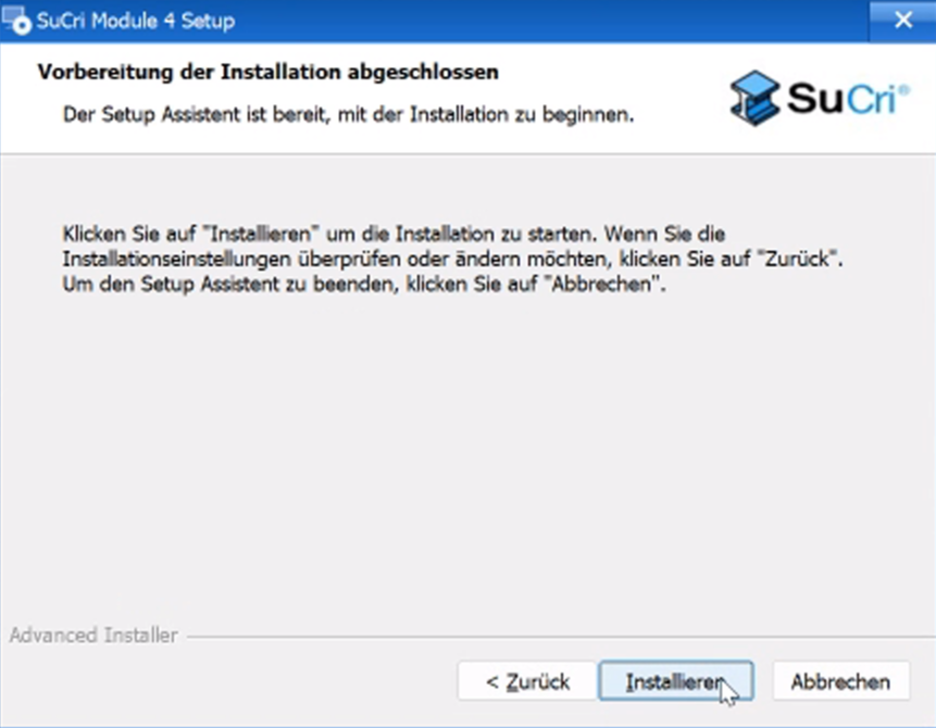 Perform installation