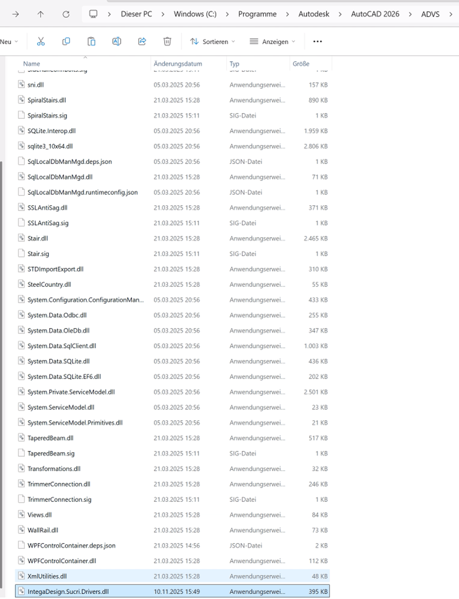 Copy DLL manually